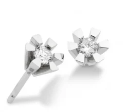 Aagaard Eternity 14 Karat Hvidguld Ørestikker med Diamanter 0,20 Carat W/P1