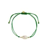 Baroque Pearl Berrie Forgyldt Sølv Armbånd fra Stine A med Barok Perle Og Nylon