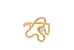Bay Pearl Shapes Of Nature Forgyldt Sølv Ring fra Pernille Corydon med Ferskvandsperle