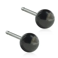 Blomdahl Ball Black Titanium Øreringe 15-1517-00