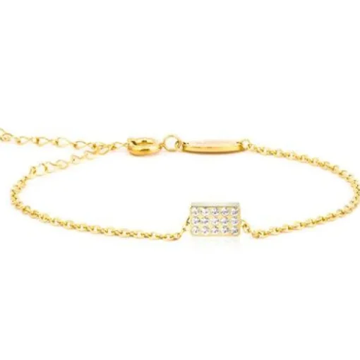 Blomdahl Brilliance Oblong Rustfri Stål Armbånd