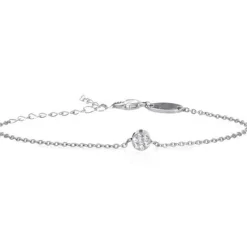 Blomdahl Brilliance Plenary Armbånd i Rustfri Stål med Swarovski Krystaller