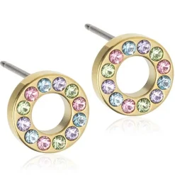 Blomdahl Brilliance Puck Hollow Light Fantasy Titanium Øreringe