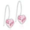 Blomdahl Fixed Heart Light Rose Ørestikker i Medicinsk Plastik