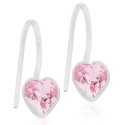 Blomdahl Fixed Heart Light Rose Ørestikker i Medicinsk Plastik
