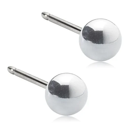 Blomdahl Kugle Ørestikker i Titanium 15-1417-00
