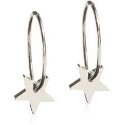 Blomdahl Nt Pendant Star Creol Titanium Øreringe