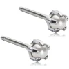 Blomdahl Pearl Ørestikker i Titanium 15-1403-59
