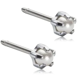 Blomdahl Pearl Ørestikker i Titanium 15-1403-59