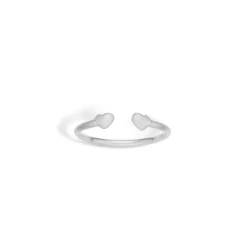 Blossom Åben Hjerte Sterling Sølv Ring 21611372