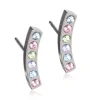 Brilliance Sweep Light Fantasy Titanium Øreringe fra Blomdahl med Krystal