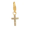 byBiehl Kors Forgyldt Metalblanding Charm