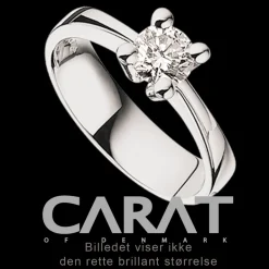 Carat Ring 0,35 ct. i 14 Karat Hvidguld fra Scrouples