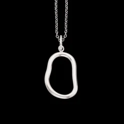 Cirkel Sterling Sølv Halskæde fra Scrouples 234882