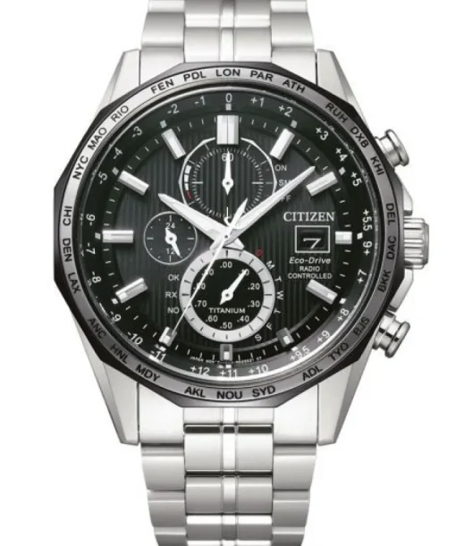 Citizen Herreur Eco-Drive Radio Controlled Titanium AT8218-81E