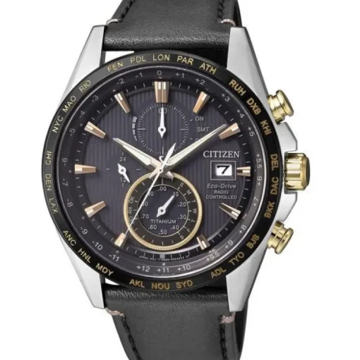 Eco-Drive Radio Controlled Titanium Herreur Fra Citizen AT8158-14H