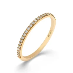 Elinor 14 Karat Guld Ring fra Smykkekæden med Diamanter 0,125 Carat W/SI