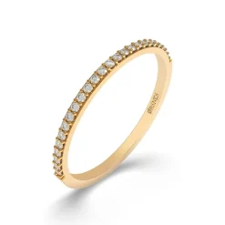 Elinor 14 Karat Guld Ring fra Smykkekæden med Diamanter 0,125 Carat W/SI
