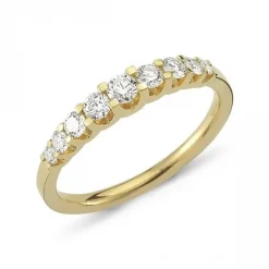 Empire 14 Karat Guld Ring fra Nuran med Diamanter 0,43 Carat W/SI