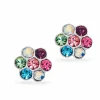 Flower Rainbow Sterling Sølv Øreringe fra Scrouples