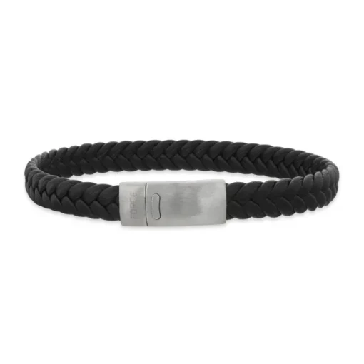 Force Læder Armbånd fra Scrouples med Stål Lås