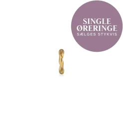 Forgyldt Sølv Ørering fra Scrouples 160382-1