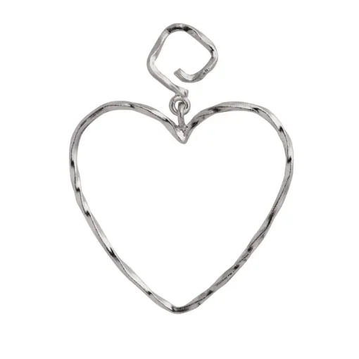 Funky Heart Sterling Sølv Ørering fra Stine A 1317-00-S