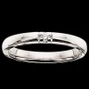 Grace 14 Karat Hvidguld Ring fra Scrouples med Brillant