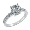 Henrik Ørsnes Design 14 Karat Hvidguld Ring med Diamanter 1,00 Carat W/SI