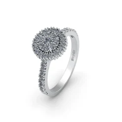 Henrik Ørsnes Design 14 Karat Hvidguld Ring med Brillanter 0,48 Carat W/SI