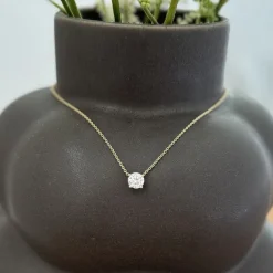 Henrik Ørsnes Design 14 Karat Guld Vedhæng med Brillant 1,70 Carat D/IF