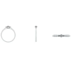 Henrik Ørsnes Design 14 Karat Hvidguld Ring med Brillanter 0,146 Carat W/SI