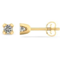 Henrik Ørsnes Design Øreringe i 14 Karat Guld med Brillanter 0,41 Carat W/SI