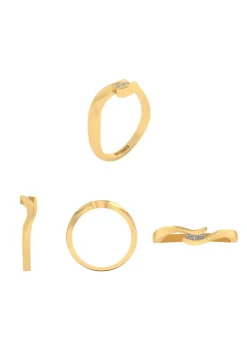 Henrik Ørsnes Design Ring i 8 Karat Guld