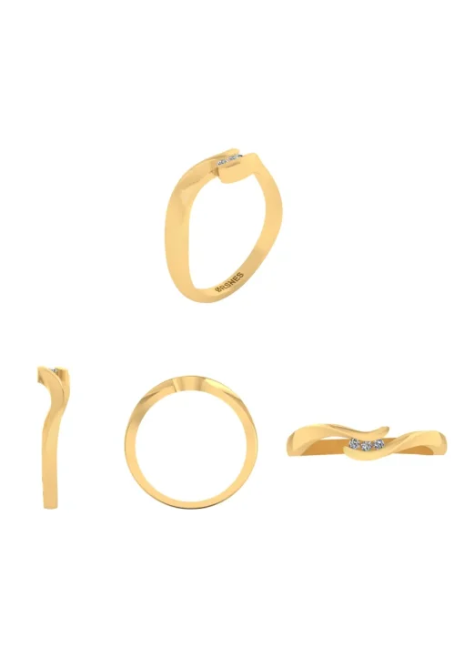 Henrik Ørsnes Design Ring i 8 Karat Guld
