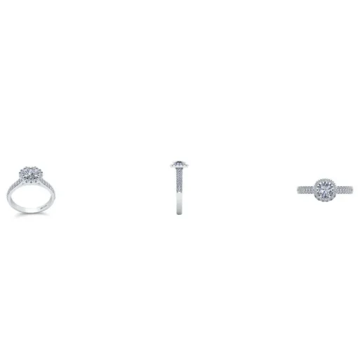 Henrik Ørsnes Design Ring i 14 Karat Hvidguld med Brillanter 1,28 Carat W/SI