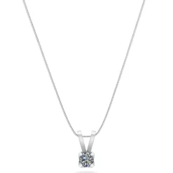 Henrik Ørsnes Design Vedhæng i 14 Karat Hvidguld med Brillant 0,20 Carat TW/SI