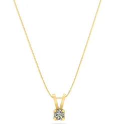Henrik Ørsnes Design Vedhæng i 14 Karat Guld med Diamant 0,20 Carat TW/SI