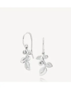 Izabel Camille Amber Earrings Øreringe i Sterling Sølv