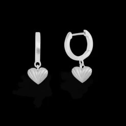Just Love Hoop Sterling Sølv Øreringe fra byBiehl