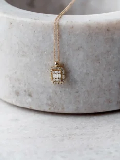 18 Karat Guld Halskæde fra Henrik Ørsnes Design med Diamanter 0,24 Carat TW/SI