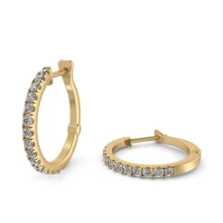 14 Karat Guld Øreringe fra Henrik Ørsnes Design med Brillanter 0,81 Carat W/SI