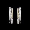 14 Karat Guld Øreringe fra Scrouples med Diamanter 0,11 Carat W/SI