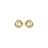 14 Karat Guld Ørestikker fra Nordahl Andersen med Diamanter 0,02 Carat W/SI