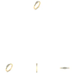 14 Karat Guld Ring fra Henrik Ørsnes Design med Brillanter 0,50 Carat W/SI