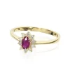 14 Karat Guld Ring fra Scrouples med Rubin 701855