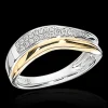 14 Karat Guld Ring fra Scrouples med Diamanter 0,12 Carat W/SI
