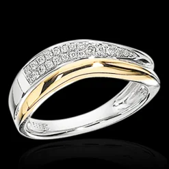 14 Karat Guld Ring fra Scrouples med Diamanter 0,12 Carat W/SI