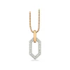14 Karat Guld Vedhæng fra Scrouples med Diamanter 0,12 Carat W/SI
