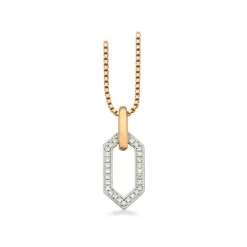 14 Karat Guld Vedhæng fra Scrouples med Diamanter 0,12 Carat W/SI